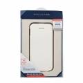 Кожаный чехол для iPhone 5/5S BOROFONE Grand Flip leather case (белый)