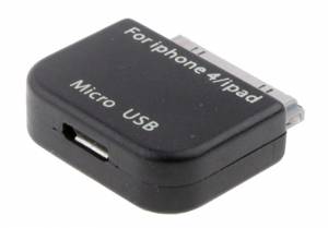 Переходник-адаптер mini USB для iPhone, iPad, iPod любых моделей