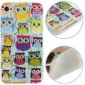 Гелевый чехол для iPhone 4 / 4S с совами OWL style