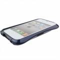 Металлический чехол Theodor для iPhone 4/4S в стиле бампера (navy blue)