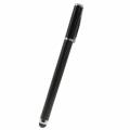 Стилус 2 в 1 с ручкой для iPhone / iPad / Samsung и любых емкостных дисплеев (черный)
