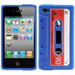 Купить силиконовый чехол кассета Tape для iPhone 4 в интернет магазине