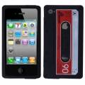 Силиконовый чехол для iPhone 4/4S в форме кассеты Tape