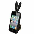Rabito - чехол для iPhone  SE / 5S / 5 с ушами кролика и пушистым хвостом (черный)