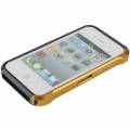 Металлический бампер Elementcase Vapor для iPhone 4 / 4S (золотой цвет)