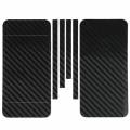 Карбоновая наклейка на iPhone 4, 4S на все стороны (черная)