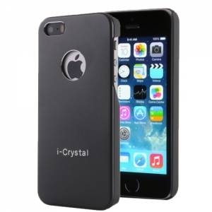 Купить противоударный чехол накладку iCrystal для iPhone 4/4S (черный)
