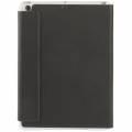 Кожаный чехол для iPad Air / iPad 2017 с подставкой и 3-секционной обложкой (черный)