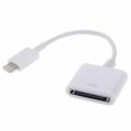 Кабель переходник Lightning с 8 pin на 30 pin для iPhone 5 / 5S, iPad 4, iPad mini / mini 2, iPad Air / Air 2, iPod Touch 5