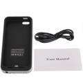 Усиленный аккумулятор чехол 2200 mAh для iPhone 5 / 5S (серый)