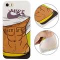 Гелевый чехол Abdominal Muscle для iPhone SE / 5 / 5S (принт от Тихомирова)