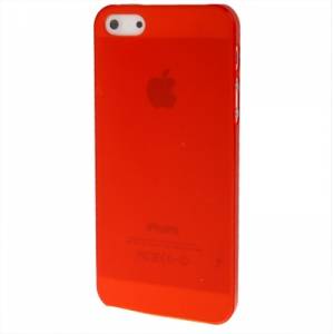 Купить чехол накладка Ultra Slim для iPhone SE / 5S / 5 очень тонкая (красный) в интернет магазине