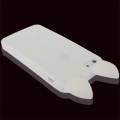 Силиконовый 3D чехол с ушками для iPhone SE / 5S / 5 - KOKO (белый)
