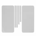 Карбоновая наклейка skin для iPhone 5 / 5S (белая) - full body