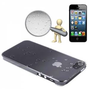 Купить чехол накладку с каплями Raindrops для iPhone 5/5S прозрачно-черный