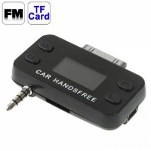 Купить FM трансмиттер модулятор с hands-free и TF картой для iPhone 6 / 6 Plus, 5, 4/4S, iPad, iPod, Samsung, HTC, Nokia и др. (черный)