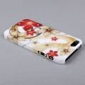 Чехол накладка Fashion Flower со стразами для iPhone 5 / 5S (вид 1)