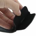 Кожаный premium чехол карман с ремешком для iPhone 5 / 5S / SE (черный)