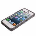 Металлический противоударный бампер для iPhone SE/5S/5 (Dark Grey)