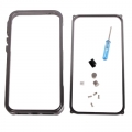 Металлический противоударный бампер для iPhone SE/5S/5 (Dark Grey)