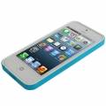 Бампер для iPhone SE / 5S / 5 тонкий гелевый чехол Ebisu Tokyo Japan (голубой)