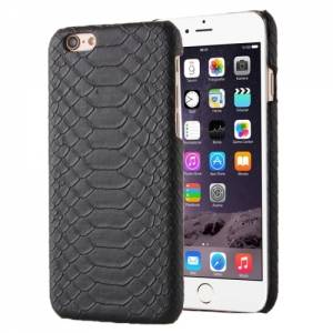 Купить чехол накладку Snakeskin для iPhone SE/5S/5 под кожу змеи (Черный)