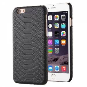 Купить чехол накладку Snakeskin для iPhone SE/5S/5 под кожу змеи (Черный)