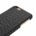 Чехол накладка Snakeskin для iPhone SE/5S/5 под кожу змеи (Черный)