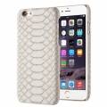 Чехол накладка Snakeskin для iPhone SE/5S/5 под кожу змеи (Бежевый)