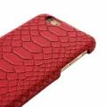 Чехол накладка Snakeskin для iPhone SE/5S/5 под кожу змеи (Красный)