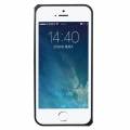 Тонкий металлический бампер Baseus для iPhone 5S/5 Skylight Series Deluxe (черный)
