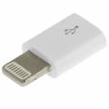 Адаптер переходник Usams US-SJ014 с micro USB на 8 pin для iPhone 7 / 7 Plus, 6S / 6 Plus, 5S, iPad 4, iPad mini, iPad Air, iPad Pro, iPod Touch 5/6