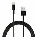 USB кабель 8 pin lightning черный 1 метр для iPhone 6 / 6 Plus, 5 / 5S / 5C, iPad Air / Air 2, iPad mini / mini 2 Retina, iPad 4, iPod touch 5