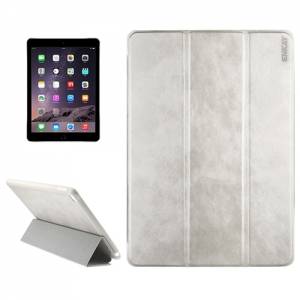Купить кожаный чехол Enkay для iPad Air 2 с обложкой 3 секции белый