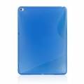 Силиконовый TPU чехол накладка для iPad Air 2 / iPad 6 - S-Line (синий)