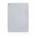 Силиконовый TPU чехол накладка для iPad Air 2 / iPad 6 - S-Line (белый)