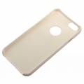 Тонкий чехол-накладка для iPhone 6 с покрытием под кожу (белый)