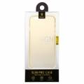 Прозрачный матовый тонкий чехол для iPhone 6 / 6S Baseus Slim-Pro Case (Gold)