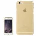 Прозрачный матовый тонкий чехол для iPhone 6 / 6S Baseus Slim-Pro Case (Gold)