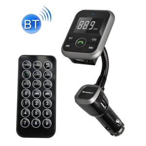 Купить Bluetooth FM трансмиттер BT67 с пультом ДУ, Hands-free и АЗУ для любых смартфонов и планшетов