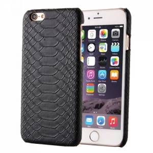 Купить чехол накладку Snakeskin для iPhone 6/6S под кожу змеи (Черный)