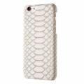 Чехол накладка Snakeskin для iPhone 6/6S под кожу змеи (Бежевый)