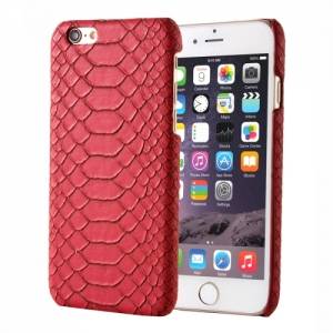 Купить чехол накладку Snakeskin для iPhone 6/6S под кожу змеи (Красный)