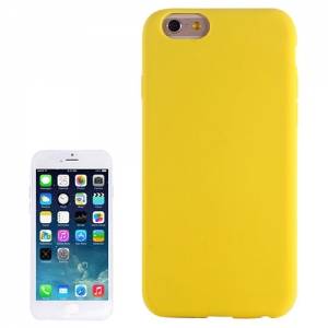 Купить силиконовый чехол накладку для iPhone 6 Plus / 6+ желтый