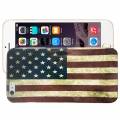 Гелевый чехол накладка Retro USA Flag для iPhone 6 Plus / 6+ флаг США