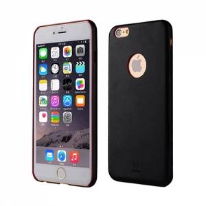 Купить ультратонкий кожаный чехол накладку для iPhone 6 / 6S Baseus 1mm Thin Case (Black)