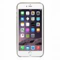 Тонкий чехол-накладка для iPhone 6 Plus / 6+ с покрытием под кожу (золотой)