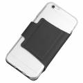 Кожаный чехол книжка для iPhone 6 Plus / 6+ с магнитной подставкой Crazy Horse (черный)