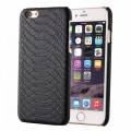 Чехол накладка Snakeskin для iPhone 6 Plus/6S Plus под кожу змеи (Черный)