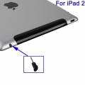 Заглушка в разъем для наушников со скошенным наконечником для iPad любых моделей (черная)